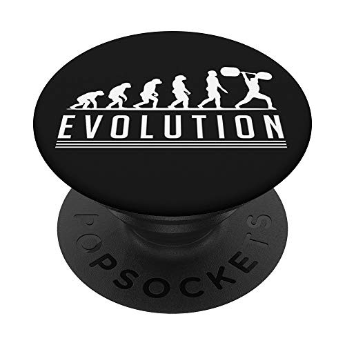 Snatch Weightlifting Evolution Funny HIIT Biology PopSockets Grip and Stand for Phones and Tablets