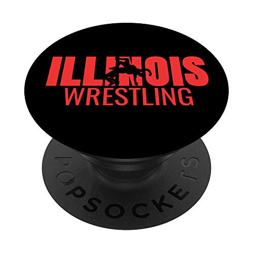 Illinois Wrestling Freestyle Wrestler Gear Gift State Pride PopSockets Grip and Stand for Phones and Tablets Illinois Wrestling Freestyle Wrestler Gear Gift State Pride PopSockets Grip and Stand for Phones and Tablets