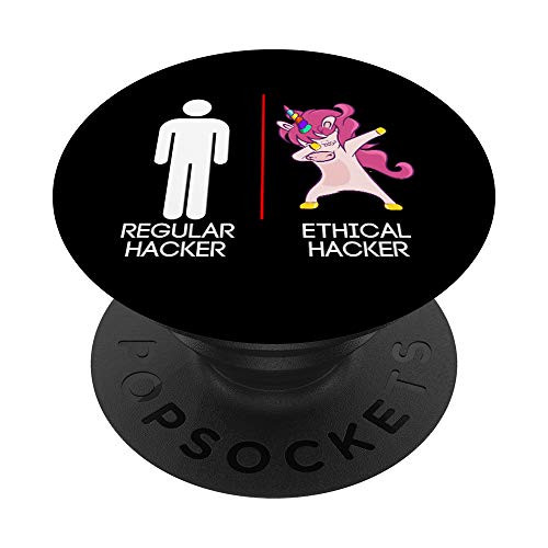 Regular Hacker Ethical Hacker Funny Computer Security Gift PopSockets Grip and Stand for Phones and Tablets