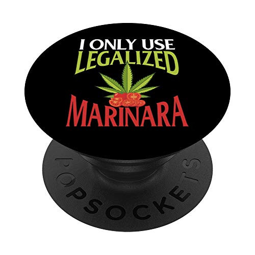 Chef Gifts For Men Him Dad Cooks Legalized Marinara Funny PopSockets Grip and Stand for Phones and Tablets