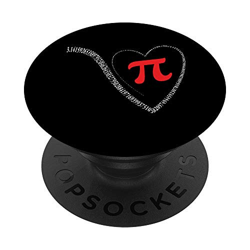 Math Geek Number Love for Pi Day PopSockets Grip and Stand for Phones and Tablets