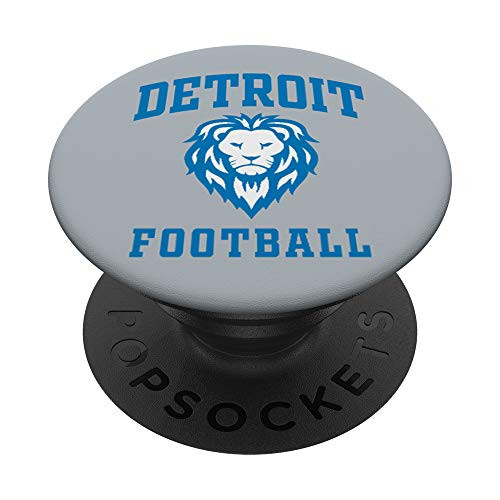 Detroit Fan Gift Lion Face Gift PopSockets PopGrip Swappable Grip for Phones   Tablets