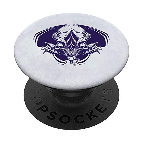 Graphic 365 Halloween Costume Head Demon PopSockets Grip and Stand for Phones and Tablets