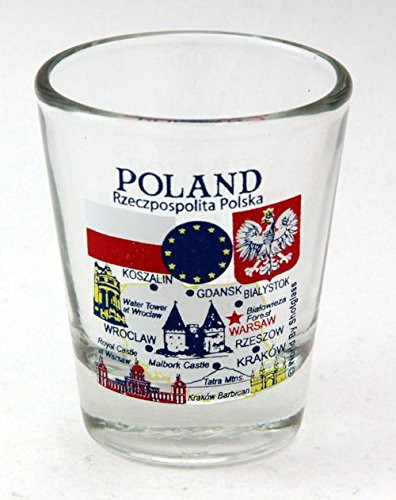 Poland EU Series Landmarks and Icons Shot Glass