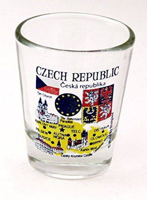 Czech Republic EU Series Landmarks and Icons Shot Glass