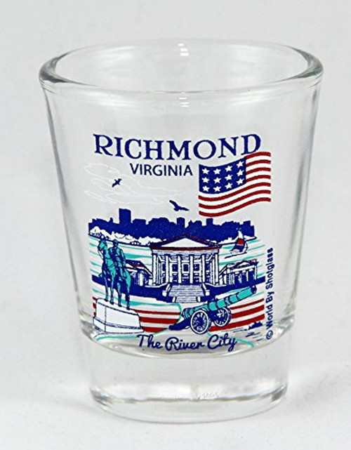 Richmond Virginia Great American Cities Collection Shot Glass Richmond Virginia Great American Cities Collection Shot Glass