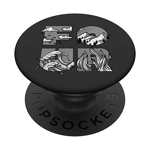 Four Elements Air Earth Water Fire Greek Triangle Symbols PopSockets Grip and Stand for Phones and Tablets Four Elements Air Earth Water Fire Greek Triangle Symbols PopSockets Grip and Stand for Phones and Tablets