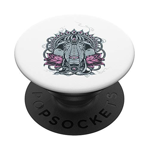 Graphic 365 Halloween Costume Elephant Head PopSockets Grip and Stand for Phones and Tablets