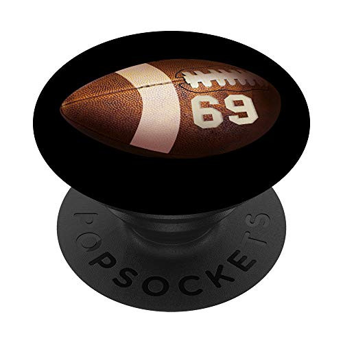 69 Football Number Player Design PopSockets Grip and Stand for Phones and Tablets
