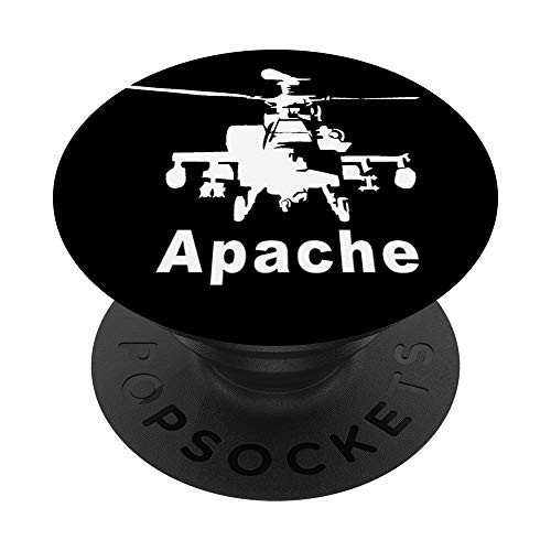 AH-64D Apache Longbow Helicopter PopSockets PopGrip Swappable Grip for Phones   Tablets
