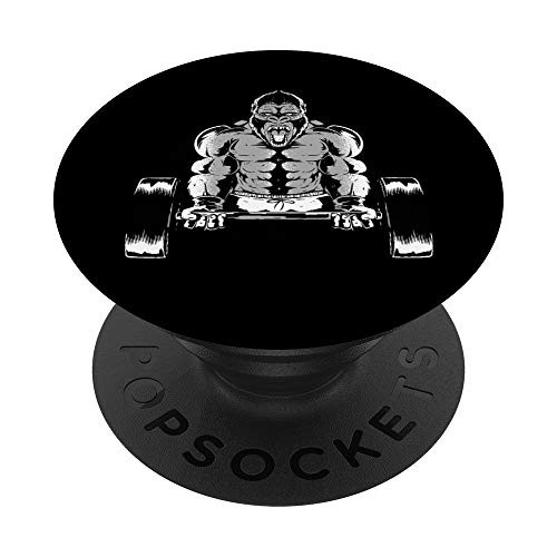 Strong Muscle Gorilla Weightlifter PopSockets Grip and Stand for Phones and Tablets Strong Muscle Gorilla Weightlifter PopSockets Grip and Stand for Phones and Tablets