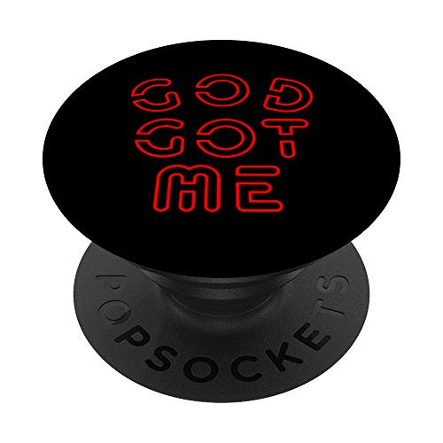 Gods Got Me Inspirational Christian Gear PopSockets Grip and Stand for Phones and Tablets