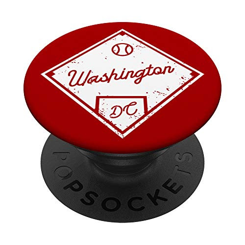 Washington Baseball Fan DC Script PopSockets PopGrip Swappable Grip for Phones Tablets Washington Baseball Fan DC Script PopSockets PopGrip Swappable Grip for Phones Tablets