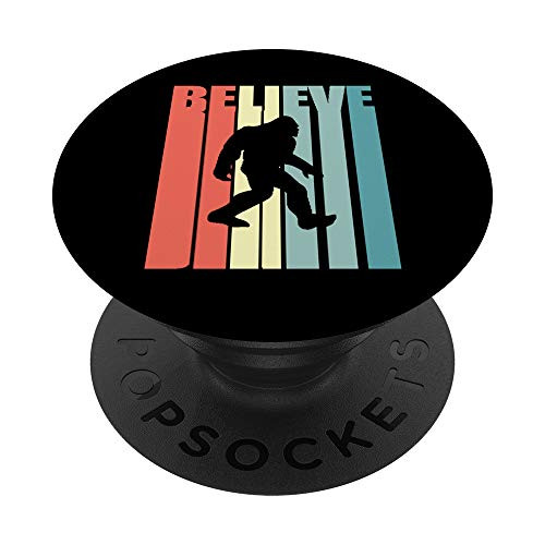 Retro Bigfoot Shirt 70s Vintage Yeti Image Sasquatch Picture PopSockets Grip and Stand for Phones and Tablets