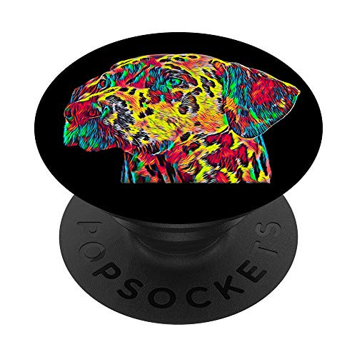 Dalmatian Head Dog PopSockets Grip and Stand for Phones and Tablets
