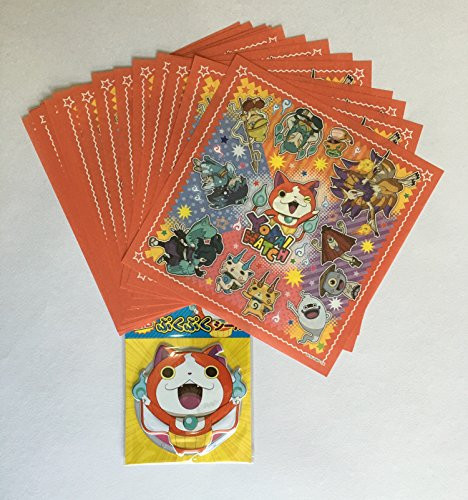 Yokai Watch Origami with Bonus - Big "Puffy" Sticker Japan Import