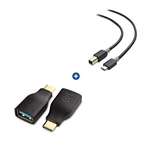 Cable Matters USB C Printer Cable USB C to USB B Cable in Black 3_3 Feet   USB to USB C Adapter