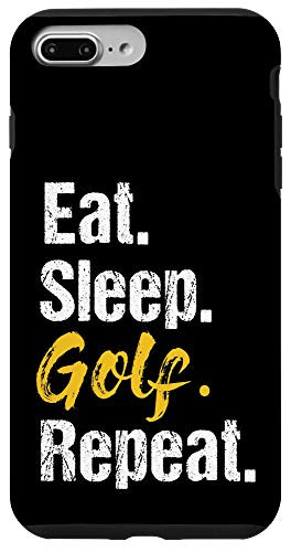 iPhone 7 Plus8 Plus Eat Sleep Golf Repeat Vintage Golfing Sports Golfer Gift Case