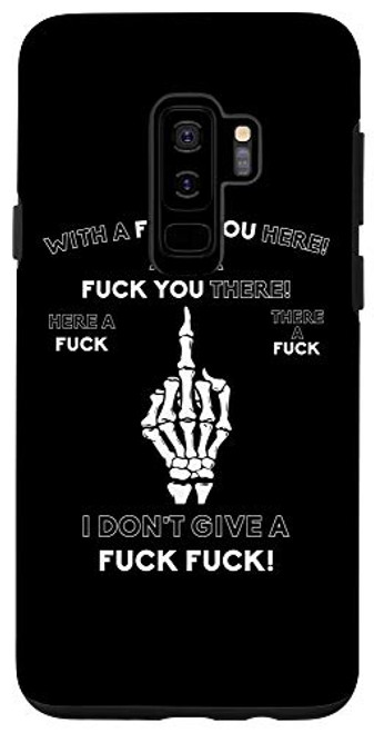Galaxy S9 Skeleton Middle Finger F You Pun Adult Humor Novelty Gifts Case Galaxy S9 Skeleton Middle Finger F You Pun Adult Humor Novelty Gifts Case