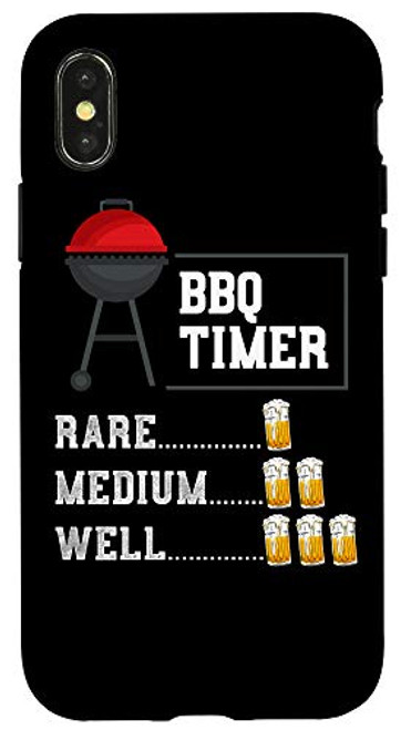 iPhone XXS BBQ Timer Rare Medium Well Funny Beer Dinking Gift Barbecue Case iPhone XXS BBQ Timer Rare Medium Well Funny Beer Dinking Gift Barbecue Case