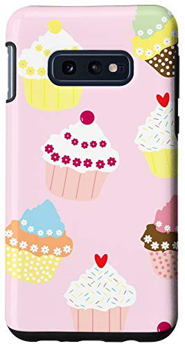 Galaxy S10e Cupcake Phone Case Cute Sweets Patterned Cake Girly Design Case