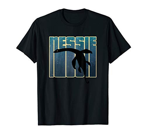 Retro Loch Ness Monster - Original Scottish Cryptid Artwork T-Shirt