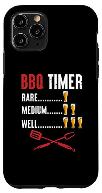 iPhone 11 Pro BBQ Timer Rare Medium Well Barbecue Case iPhone 11 Pro BBQ Timer Rare Medium Well Barbecue Case