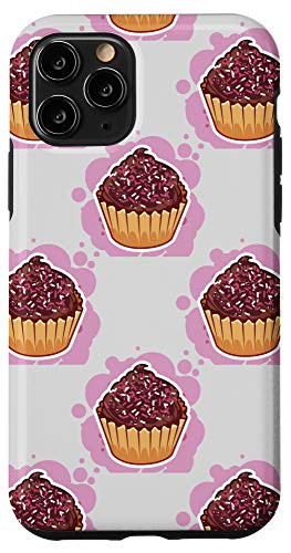 iPhone 11 Pro Cupcake Phone Case Cute Sweets Patterned Cake Girly Designs Case