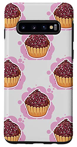 Galaxy S10 Cupcake Phone Case Cute Sweets Patterned Cake Girly Designs Case