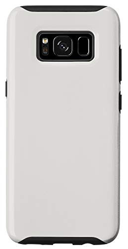Galaxy S8 Platinum Light Gray Neutral Phone Case Solid Color Plain Case