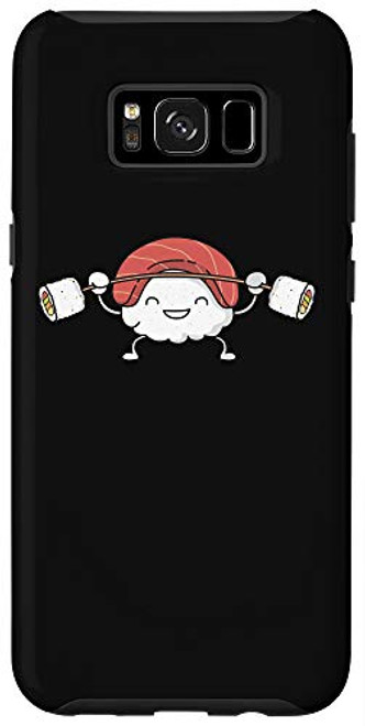 Galaxy S8 Funny Sushi Snatch Squat Barbell Weight Lifting Gym Workout Case Galaxy S8 Funny Sushi Snatch Squat Barbell Weight Lifting Gym Workout Case