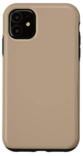 iPhone 11 Sand Neutral Beige Simple Solid Minimal Case