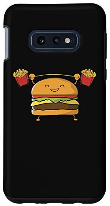 Galaxy S10e Burger Lifting Fries Funny Food Snatch Squat Barbell Weight Case Galaxy S10e Burger Lifting Fries Funny Food Snatch Squat Barbell Weight Case