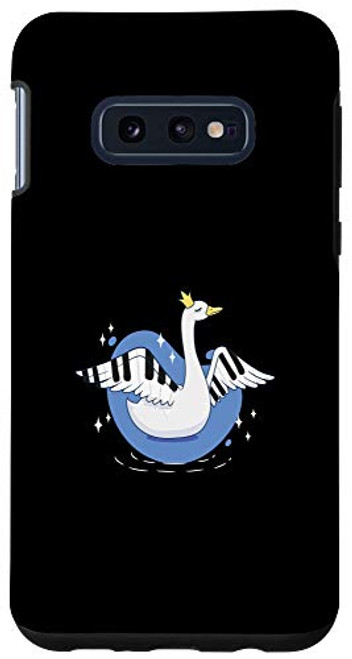 Galaxy S10e Swan Musical Keys Bird Music Piano Pianist Girl Sweet Gift Case