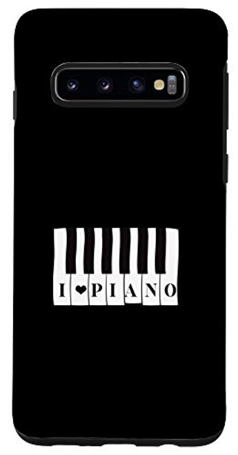 Galaxy S10 I Love Piano Keys Keyboard Pianist Player Music Play Gift Case