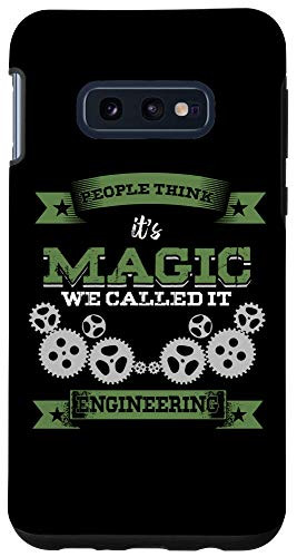 Galaxy S10e Engineer Gear Cogwheel People Engineering Think Magical Gift Case