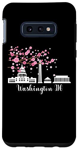 Galaxy S10e Washington DC Shirt Cherry Blossoms Memorial Monument Case
