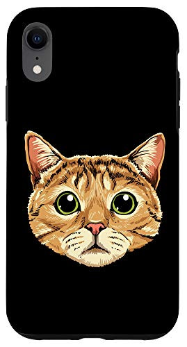 iPhone XR Cat Head Cute Cat Lover Women Men Gift Case