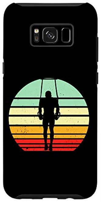 Galaxy S8 Vintage Workout Fitness Gym Motivational Retro Weightlifting Case