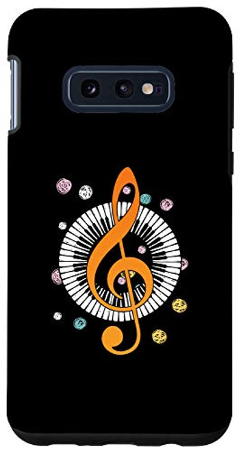 Galaxy S10e Piano Pianist Keyboard Synthesizer Player Note Clef Gift Case