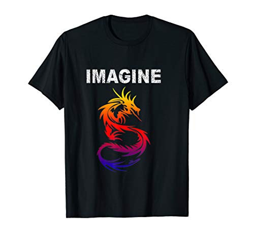 IMAGINE Fantasy Dragon Style t-shirt Great For Gift T-Shirt