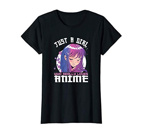 Anime Gifts for Teen Girls Just A Girl Who Loves Anime T-Shirt