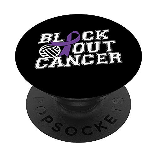 Block Out Volleyball Pancreas Cancer Awareness Ribbon PopSockets Grip and Stand for Phones and Tablets Block Out Volleyball Pancreas Cancer Awareness Ribbon PopSockets Grip and Stand for Phones and Tablets