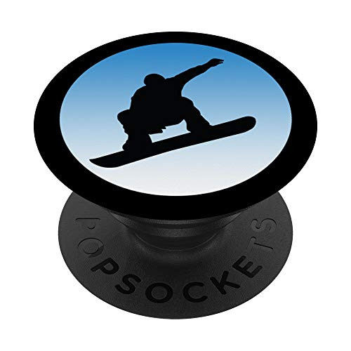 Snowboarding Winter Sport Hobby PopSockets Grip and Stand for Phones and Tablets