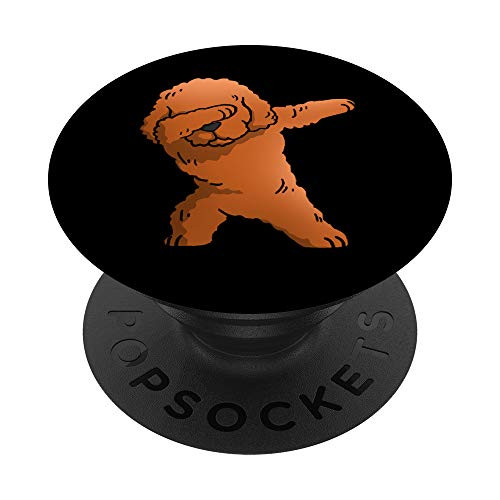 Dabbing Toy Poodle Dab Dance Funny Dog Gift PopSockets Grip and Stand for Phones and Tablets