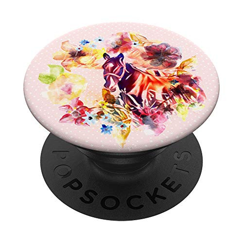Horse Lover Gift Phone Toy Grip Pink Flowers Artistic PopSockets Grip and Stand for Phones and Tablets Horse Lover Gift Phone Toy Grip Pink Flowers Artistic PopSockets Grip and Stand for Phones and Tablets