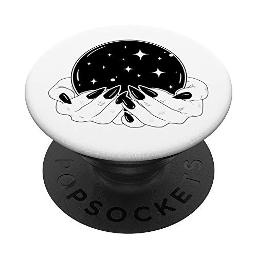 Crystal Ball - Witchy Vibes PopSockets PopGrip Swappable Grip for Phones Tablets Crystal Ball - Witchy Vibes PopSockets PopGrip Swappable Grip for Phones Tablets
