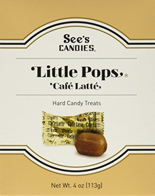 Sees Candies 4 oz_ Cafe Latte Little Pops