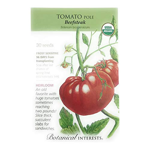 Botanical Interests Seed Tomato Pole Beefsteak Organic