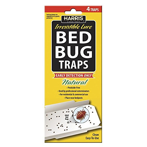 Harris All Natural Bed Bug Traps 2 Pack 4 traps each